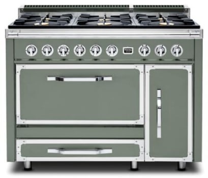 Viking TVDR4816BEU 48 Inch Freestanding Dual Fuel Range with 6