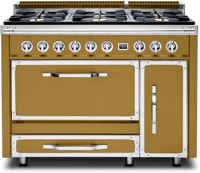 Viking Tuscany Series TVDR4816BGH - 48 Inch Freestanding Dual Fuel Range in Front View