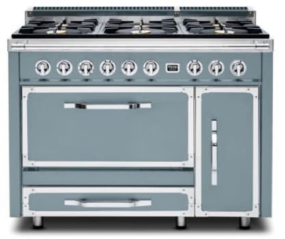 Viking Tuscany Series TVDR4816BNS - 48 Inch Freestanding Dual Fuel Range with 6 Sealed Burners