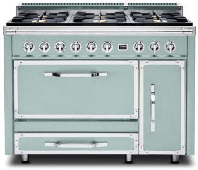 Viking Tuscany Series TVDR4816BSP - 48 Inch Freestanding Dual Fuel Range with 6 Sealed Burners