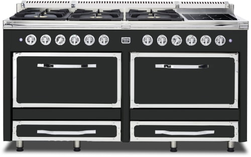 Viking Tuscany Series TVDR6616IAN - 66 Inch Freestanding Dual Fuel Range in Antique Bronze Finish