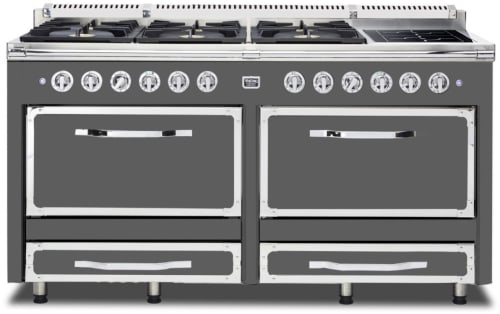 Viking Tuscany Series TVDR6616IDG - 66 Inch Tuscany Dual Fuel Range with Induction Element