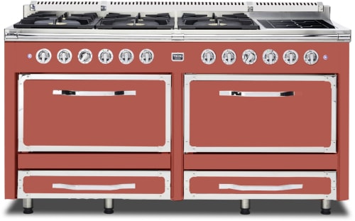 Viking Tuscany Series TVDR6616ISC - 66 Inch Freestanding Dual Fuel Range in Spiced Cider Finish