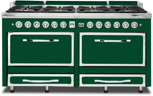 Viking Tuscany Series TVDR6618BIV - 66 Inch Freestanding Dual Fuel Range in Ivy Finish