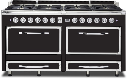 Viking Tuscany Series TVDR6618BON - 66 Inch Freestanding Dual Fuel Range in Front View