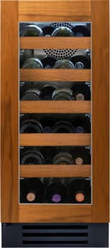 True Residential TWC15LOGC - 15" Overlay Ready Glass Door Wine Cabinet