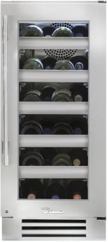 True Residential TWC15RSGC - 15" Stainless Glass Door Wine Cabinet