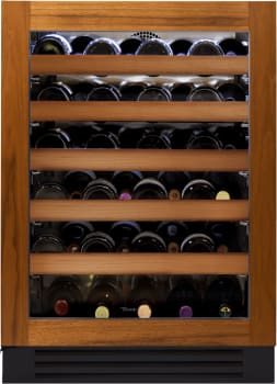 True Residential TWC24LOGC - 24" Overlay Ready Glass Door Wine Cabinet