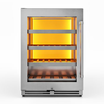 Thor Kitchen TWC24ULLH - 24 Inch Undercounter Single Zone Wine Cooler in Front View