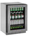 U-Line 2000 Series U2224RGLINT00B - Stainless Steel with Black Sides (Not Shown)