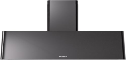 Ilve Nostalgie Collection UAG60BK - 60 Inch Wall Mount Convertible Range Hood in Front View