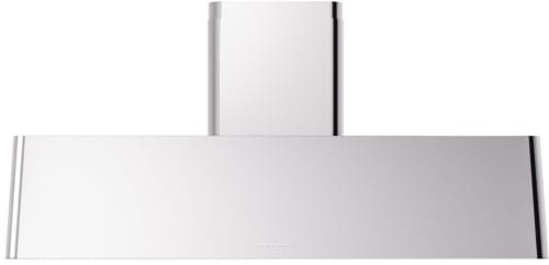 Ilve Nostalgie Collection UAG60SS - 60 Inch Wall Mount Convertible Range Hood in Front View