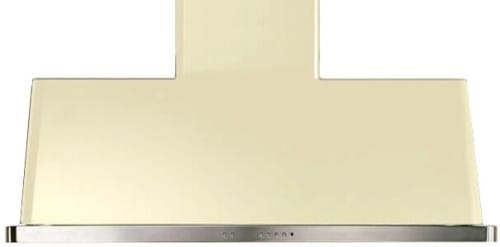 Ilve Majestic Collection UAM120AW - 48" Chimney Hood Antique White
