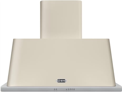 Ilve Majestic Collection UAM90AW - 36 Inch Wall Mount Range Hood with 4-Speed/600 CFM Blower in Front View