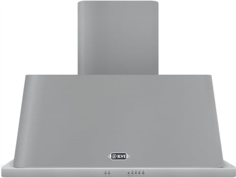 Ilve Majestic Collection UAM90SS - 36 Inch Wall Mount Range Hood with 4-Speed/600 CFM Blower in Front View
