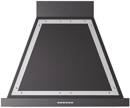 Ilve Nostalgie Collection UANB30BKC - 30 Inch Wall Mount Range Hood in Front View
