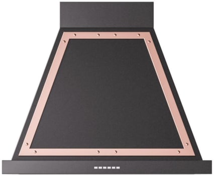 Ilve Nostalgie Collection UANB30BKP - 30 Inch Wall Mount Range Hood in Front View