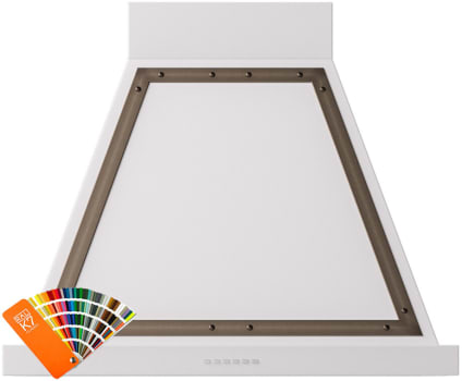 Ilve Nostalgie Collection UANB30RAB - 30 Inch Wall Mount Range Hood in Front View