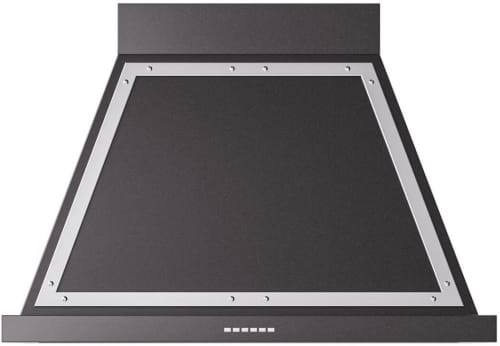 Ilve Nostalgie Collection UANB36BKC - 36 Inch Wall Mount Range Hood in Front View