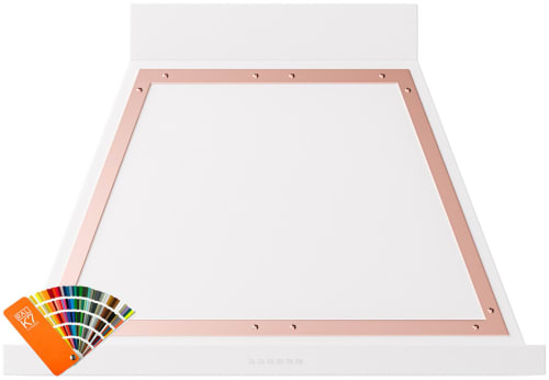 Ilve Nostalgie Collection UANB36RAP - 36 Inch Wall Mount Range Hood in Front View