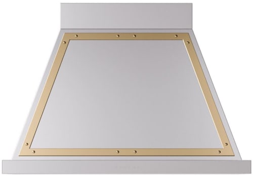 Ilve Nostalgie Collection UANB36SSG - 36 Inch Wall Mount Range Hood in Front View