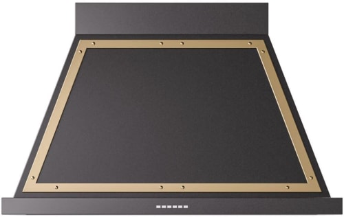Ilve Nostalgie Collection UANB40BKG - 40 Inch Wall Mount Range Hood in Front View