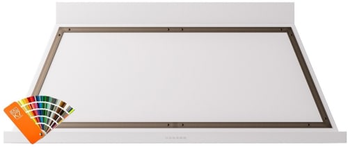 Ilve Nostalgie Collection UANB60RAB - 60 Inch Wall Mount Range Hood in Front View