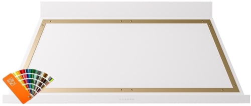 Ilve Nostalgie Collection UANB60RAG - 60 Inch Wall Mount Range Hood in Front View