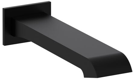 Rohl ZO80BK - Single Handle Wall Mount Tub Spout Faucet with 8 1/2 Inch Spout Reach in Black