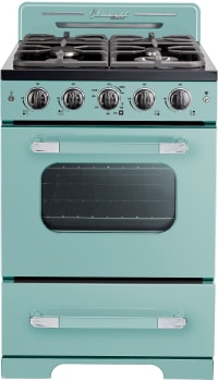 Unique Appliances Classic Retro UGP24CRT - Classic Retro 24" Convection Gas Range