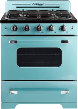 Unique Appliances Classic Retro UGP30CRT - Classic Retro 30" Convection Gas Range