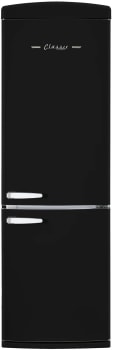 Unique Appliances Classic Retro UGP340LMBAC - Classic Retro 12 cu. ft. Bottom Freezer Refrigerator in Matte Black