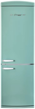 Unique Appliances Classic Retro UGP340LTAC - Classic Retro 12 cu.ft. Bottom Freezer Refrigerator in Ocean Mist Turquoise