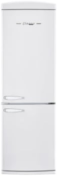 Unique Appliances Classic Retro UGP340LWAC - Classic Retro 12 cu.ft. Bottom Freezer Refrigerator in Marshmallow White