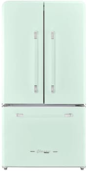Unique Appliances Classic Retro UGP595LLGAC - 36 Inch Freestanding Counter-Depth French Door Refrigerator