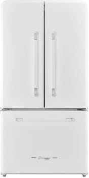 Unique Appliances Classic Retro UGP595LWAC - 36 Inch Freestanding Counter-Depth French Door Refrigerator