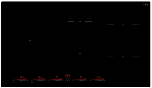 Ilve UHCI36TCRPBK - 36 Inch Electric Induction Cooktop