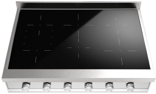 Ilve Professional Plus II UHCPI366SS - 36 Inch Induction Rangetop in Front View