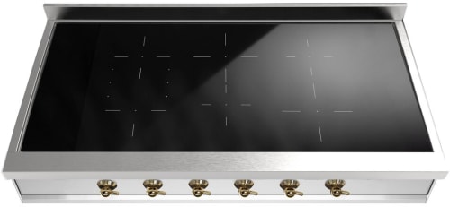 Ilve Nostalgie II Collection UHCPI486NSSG - Nostalgie II 48 inch Built-In Induction Rangetop (Stainless Steel)