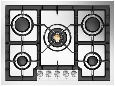 Ilve Professional Plus II UHCPT75SS - Professional Plus II 30 inch Built-In Gas Cooktop with 5 Burners in Stainless Steel