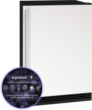 U-Line UHRE124WS81A - 24 Inch Compact Refrigerator