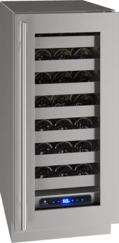U-Line 5 Class UHWC515SG41A - 15 Inch Built-In Wine Cooler