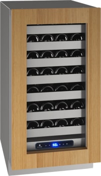 U Line UHWC518IG01A 18 Inch Full Depth Wine Storage with 35 Bottle