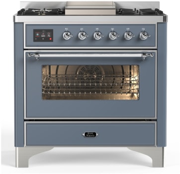 Ilve Majestic III Collection UM36FNR3BGCLP - Majestic III 36 inch Dual Fuel Range