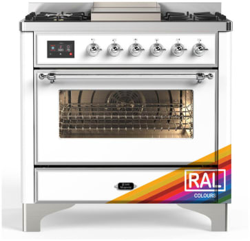 Ilve Majestic III Collection UM36FNR3RAC - Majestic III 36 inch Dual Fuel Range