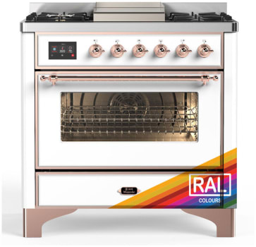 Ilve Majestic III Collection UM36FNR3RAP - Majestic III 36 inch Dual Fuel Range