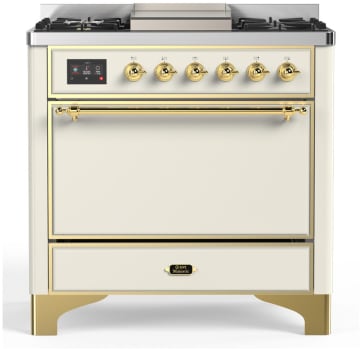 Ilve Majestic III Collection UM36FQNR3AWGLP - Majestic III 36 inch Dual Fuel Range