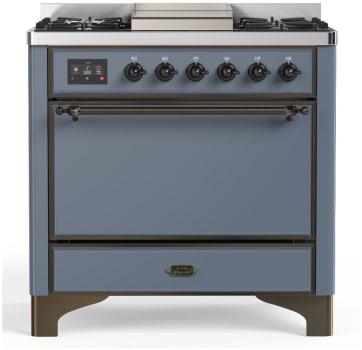 Ilve Majestic III Collection UM36FQNR3BGB - Majestic III 36 inch Dual Fuel Range