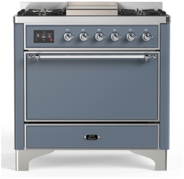 Ilve Majestic III Collection UM36FQNR3BGCLP - Majestic III 36 inch Dual Fuel Range