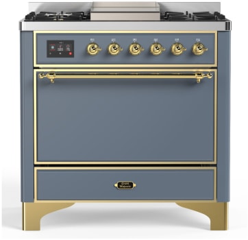 Ilve Majestic III Collection UM36FQNR3BGG - Majestic III 36 inch Dual Fuel Range